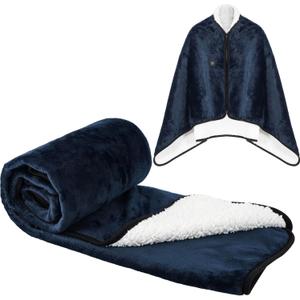 Portable USB Heated Blanket Shawl, 3 Heating Levels, Indoor and Outdoor Use