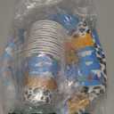 Boy Story Baby Shower Decorations, 25 Guests Includes Cardstock Plates Tableware | Tablecloth | Banner | Balloons | Cake Topper for Its a Boy Story Baby Shower Themed Party Decorations