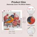 2 x Acudotr Bird Diamond Painting Kits for Adults, 5D DIY Diamond Art Kits for Beginners, Full Drill Diamond Painting Kits for Home Wall Decor, 12x12 Inch