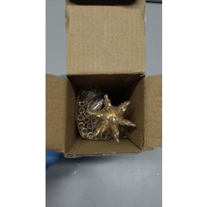 VWAERR 13.8 Inch Gold Christmas Burst Tree Topper Glittered 3D Burst Plastic Tree Topper Exploding Star Christmas Decoration for Home Ornaments Holiday Party Supplies