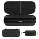 2 x Stethoscope Case for 3M Littmann Classic III, Lightweight II S.E, MDF Acoustica Stethoscope, Medical Assistant Essentials Hard case with Divider Interlayer for Nurse Accessories (Black)