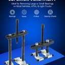 Orion Motor Tech Bearing Puller Set, 5 Ton Capacity Bearing Separator, Pinion Wheel Bearing Removal Kit with 2" and 3" Jaws, Wheel Hub Axle Puller Set, Heavy Duty Bearing Splitter Tool Kit