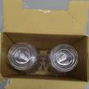 Amazing Abby - Iceberg - 24-Ounce Plastic Tumblers (Set of 8), Plastic Drinking Glasses, All-Clear High-Balls, Reusable Cups, Stackable, BPA-Free, Shatter-Proof, Dishwasher-Safe