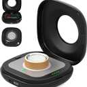 bsqueda Wireless Charging Case for Oura Ring 4 Charger, 2000mAh Portable Travel Charging Station Fits All-Sized Ring Gen 4, 30-Day Runtime (Official Charger NOT Included),Black