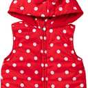 Disney Minnie Mouse Zip Up Vest Puffer T-Shirt and Leggings 3 Piece Outfit Set Infant to Big Kid