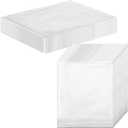 Zyghjort 100 Packs Plastic Sheeting for Body Wrap 90 X 47 Inch Disposable Pe Sauna Blanket Bag Liner Clear Plastic Body Wrap for Home Bathtub Beauty Salon Spa Therapy Accessories