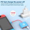 Docking Station for Nintendo Switch, 3-Port USB C Multiport Digital AV Converter Adapter with 4K HDMI USB 3.0 100W Charging Port, Switch Travel Dock with HDMI for MacBook Pro, Dell XPS, HP, etc