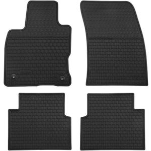 Car Floor Mats Custom Fit for Ford Escape 2020 2021 2022 2023 2024 2025 2026 Not for Hybrid Odorless Washable Heavy Duty Rubber (All Weather) Floor Liners Set Black