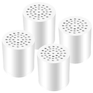 Laicky 3 Pack 20 Stage Shower Filter Universal Replacement Cartridge Hard Water Purifier Removes Chlorine, Heavy Metals, Iron, Other Sediments, Water Softener with High Output