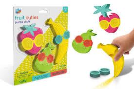 Jumbo Puzzle Chalk Fruit 2 Pack