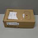 Veise VE027-L Built-in WiFi Smart Lock with Handles, Fingerprint keyless Entry Door Lock Set, App Remote & Voice Control, Electronic Deadbolt for Front Door, Touchscreen Keypad, Auto Lock, Matte Black