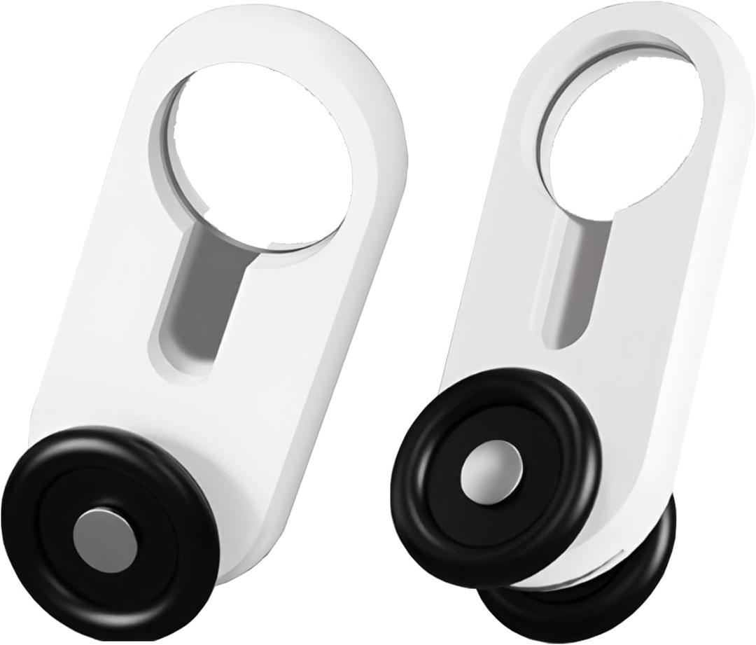 Smooth Curtain Track Pulley Wheels, Heavy Duty Curtain Rail Rollers, Quiet Replacement Sliding Hooks for Curtain Track System, Easy Install Window Curtain Accessories (Small, 20, Piece)
