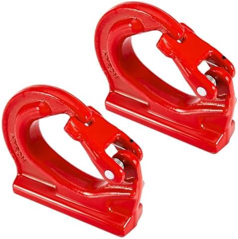 Gedlex 3 Ton Weld on Anchor Hook,Alloy Steel Weld on Hook G80,Heavy Duty Lifting Hook,Welding Hooks for Wrecker Crane Tractor Rigging Lifting 6600Lbs 2pack