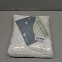 Nanspring White Linen Curtains 84 inches Long for Bedroom Back Tab Light Filtering Privacy Sheer Modern Farmhouse Coastal Decor Off Cotton Textured Gauze Curtain Living Room 2 Panel Set