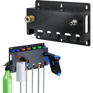 Pressure Washer Gun Holder, Foam Cannon Holder, Wall Mount Car Wash Accessories Storage Rack, Tool Storage Rack for Pressure Washer Gun, Foam Cannon (C-PWGH-F)