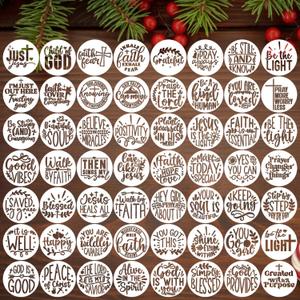 Christian Stencils for Painting Small Christian Stencils for Crafts Reusable 3 Stencil for Wood DIY Decor