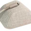 Smartish® Magnetic Cord Holder - Cable Wrangler Organizer with Magnet Clips for Charger Management on Desktop, Nightstand for USB-C + Lightning - Lightly Toasted Beige