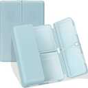 FYY Daily Pill Organizer, 7 Compartments Portable Travel Pill Case, [Folding Design] for Purse Pocket to Hold Vitamins,Cod Liver Oil,Supplements and Medication-Blue (Small (1 Piece))