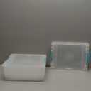 IRIS USA 6 Qt. Plastic Storage Bins Containers with Lids, 4 Pack, Small Sensory Bin, Craft Storage, Craft Organizers & Storage, Organizing Container for Home, Office & Art Supplies, Stackable, Clear