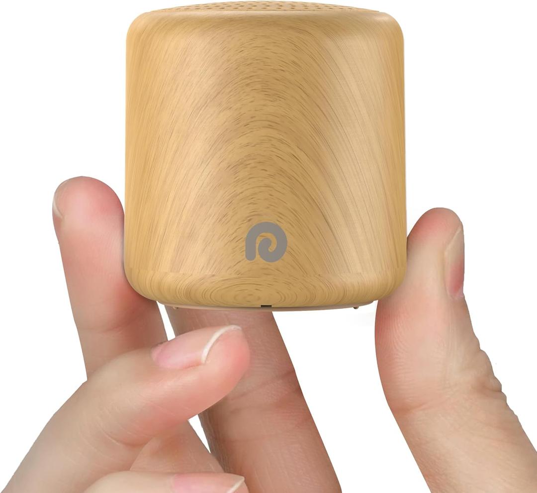 Dreamegg Sound Machine for Baby&Adults - Travel Sound Machine for Sleep, Features Powerful Battery, Egg-Sized, 16 Soothing Sounds, Timer, Sound Machine for Baby Adults Office Privacy Home Gift, Wood