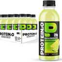 Protein2o 20g Whey Protein Isolate Hydration Drink, 350mg of Electrolytes, Vitamins B5 & B6, Sugar Free, Lemon Lime, 16.9 oz Bottle (12 Count) BBD 12/20/2026