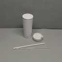 Simple Modern Insulated Tumbler with Lid and Straw | Iced Coffee Cup Reusable Stainless Steel Water Bottle Travel Mug | Gifts for Women Men Her Him | Classic Collection | 24oz | Winter White