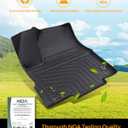 for Chrysler Pacifica 2017-2025 2026 7/8 Passenger (No Hybrid) Floor Mats Cargo Liner Carpet All Weather TPE Mat for Voyager 2020-2026, for Pacifica/Voyager 2018 2019 2021 2022 2023 2024 Accessories