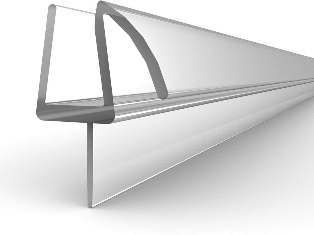 Basco 1/4 inch Shower Door Sweep Door and Panel (3/4" x 38-3/8") (Infinity), Clear