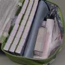 1.18"(30mm) Chinese Green Mahjong Set - 144 + 8 Numbered Tiles, Travel-Friendly with Accessories - Ideal for Family Gatherings and Game Nights ()