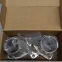 3 Bolt Exhaust Flange Repair Kit, 51mm/2.0 Inch ID to 2.0 Inch OD 3 Bolts Stainless Steel Quick Fix Exhaust Flange Pipe with Gasket/Bolt & Hardware Universal Fitment