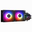 Aqua Elite 240 V3 Liquid CPU Cooler, AIO Pump Head Speed up to 3300RPM, TL-C12B-S V22 PWM Fans,for AMD/AM4/AM5, Intel LGA1150/1151/1200/2011/1700, Computer CPU Aio Cooler