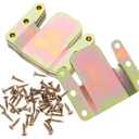 4sets Sectional Sofa Connectors Fasteners for Interlocking Couch Easy to Install Furniture Clips Home Decor