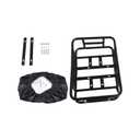 Bike Rear Basket Folding Bike Rack Basket with Removable Liner Bag and Quick Release Design Bicycle Bike Basket for Adult Carring Dogs,Pets,Cargo