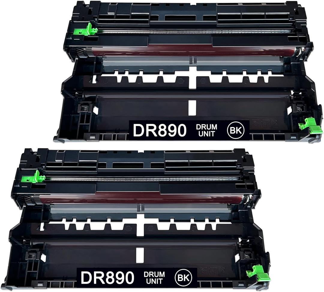DR890 DR-890 Drum Unit (2-Pack, High Yield) Replacement for Brother HL-L6250DW HL-L6400DW HL-L6400DWT MFC-L6750DW MFC-L6900DW Printer