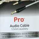 6ft Pro Audio Cable 3,5mm auxiliary