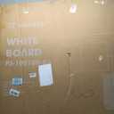 Magnetic White Board Dry Erase Board for Wall72" x 40" Wall-Mounted Aluminum Frame Marker Board, Foldable Portable Whiteboard with a Long Pen Tray for School, Classroom, Office & Home