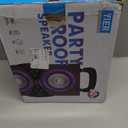 YIER Party Bluetooth Speaker:80W Peak Large Stereo Sound for Outdoor,Deep Bass,TWS,Loud with Lights,Portabe Wireless Big Speakers with Long Playtime,House,Projector,Movie