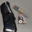 Handheld Sewing Machine, Mini Portable SewingMachine for Beginners, Electronic Small Sewing Machine for Quick Stitching & DIY Crafts, Complete Sewing Kit (Black)