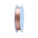 22 Gauge, 99.9% Pure Copper Wire (Round) Dead Soft CDA #110 Made in USA - 100FT by CRAFT WIRE