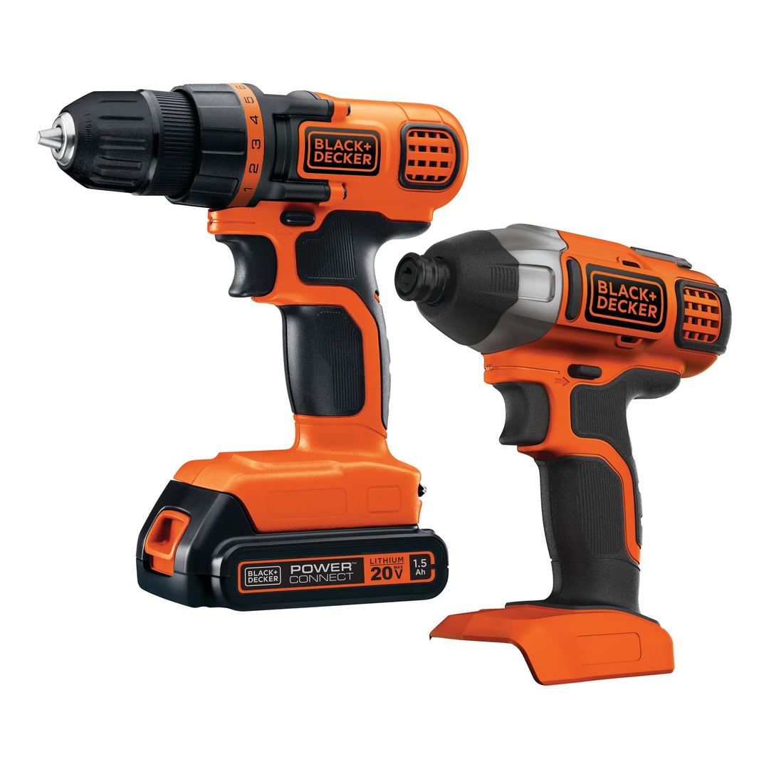 Black & Decker 20V MAX Drill/Driver Impact Combo Kit