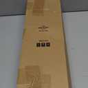 Double Curtain Rod, 1 Inch Black Extra Long Dual Curtain Rods for Windows 72 to 144 Inch, Decorative Adjustable Heavy Duty Telescopic Spliced Window Treatment Rods for Bedroom Living Room