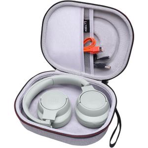 LTGEM EVA Hard Case for JBL Live 770NC/660NC/650BT/460NC/670NC/400BT/500BT and JBL Tune 770NC/710BT/720BT/760NC/700BT/750BT/510BT/660NC/520BT/500/Tour One/E45BT Bluetooth Wireless Headphone(Grey)