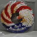 Anniversary Eagle Wreath for Door  4"D x 24"W x 24"H