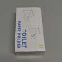 Ruacq Toilet Paper Holder Brushed Nickel Double Post Pivoting Square Tissue Holders Roll Holder Hangers Toilet Paper Stand Stainless Steel and Zinc Alloy Modern Wall Mounted