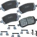 Bendix Premium SBC956 Ceramic Front Brake Pads for Chevrolet Cobalt 2010-2005, Pontiac G4 2006-2005, G5 2010-2007, Pursuit 2006-2005, Saturn Ion 2007-2003