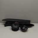 52" Outdoor Ceiling Fans with Lights and Remote Control, Wood Ceiling Fan with Lights High CFM Quiet 3 Blade Wood Walnut Fan, Propeller Ceiling Fan for Outdoor/Indoor/Patio,Matte Black