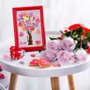 BeYumi Valentine Heart Trees Craft - 36Pcs Valentine's Day Religious Heart Trees Craft Kits Fall in Love with Jesus Ornaments DIY Thankful Love Party Supplies School Classroom Fun Activities for Kids