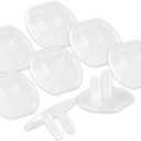 Power Gear Child Safety Electrical Outlet Covers, TamperResistant Plug Protectors for Standard Wall Outlets, BabyProof & ChildProof Safety Caps, Clear, 8 Pack, 50271