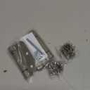 Luxbaro 3 Pack Spring Hinges Self Closing 3.5 Inch, Self Closing Door Hinges with 5/8'' Radius Corners, Adjustable Tension for Garage, Front and Back Doors, Left and Right Hand, UL Listed