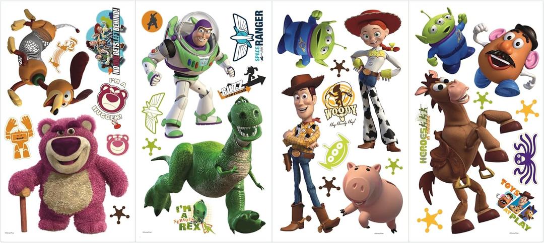 RoomMates RMK1428SCS Toy Story 3 Peel and Stick Wall Decals, 12 x 8.5 x 1.25 inches
